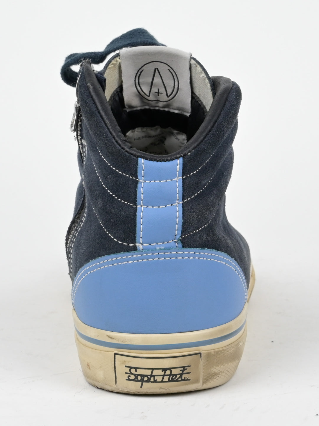 Blue High Top Sneakers