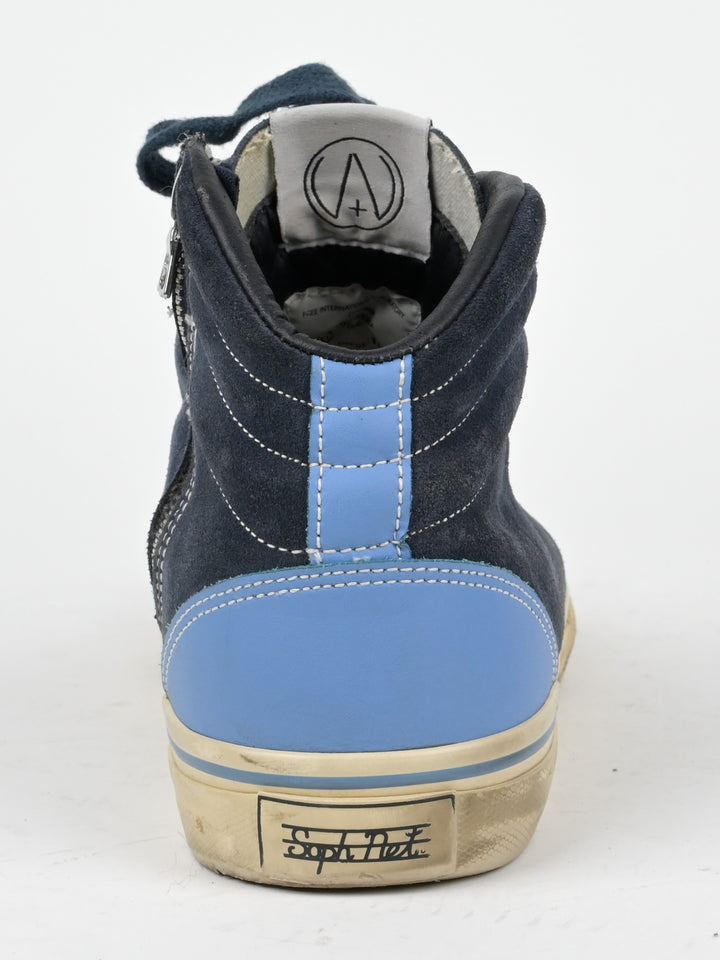 Blue High Top Sneakers