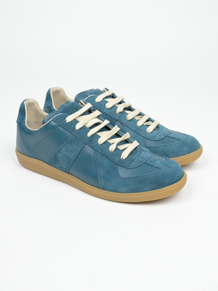 Teal Replica GAT Leather Sneakers