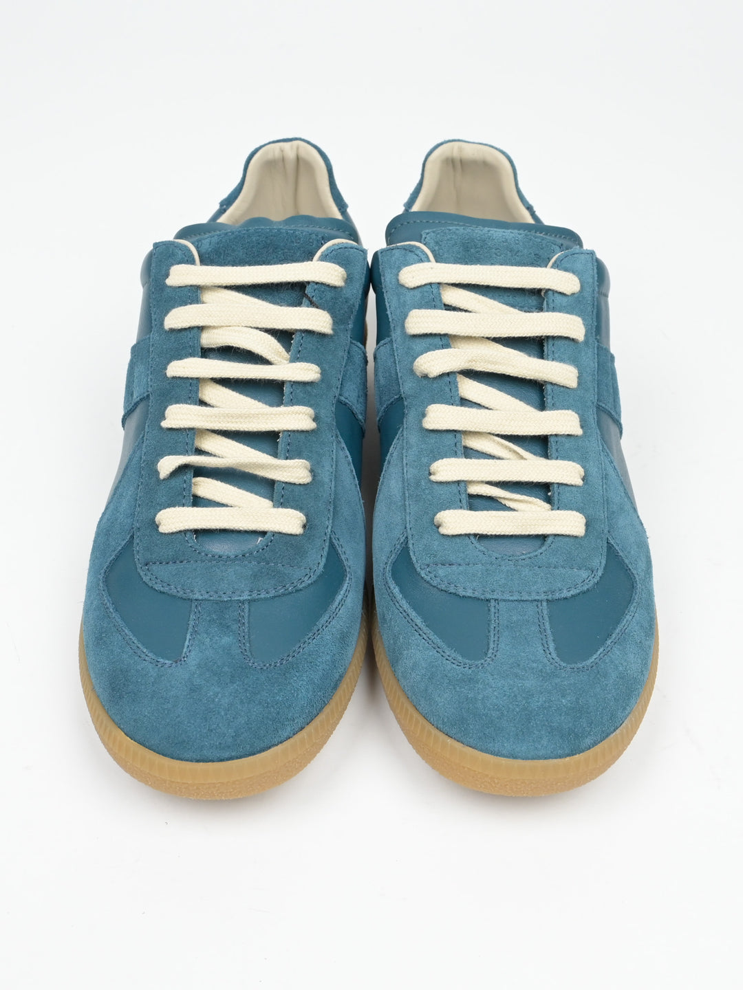 Teal Replica GAT Leather Sneakers