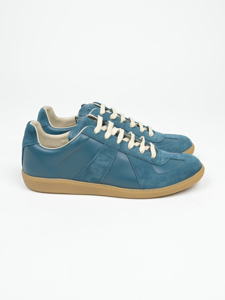Teal Replica GAT Leather Sneakers