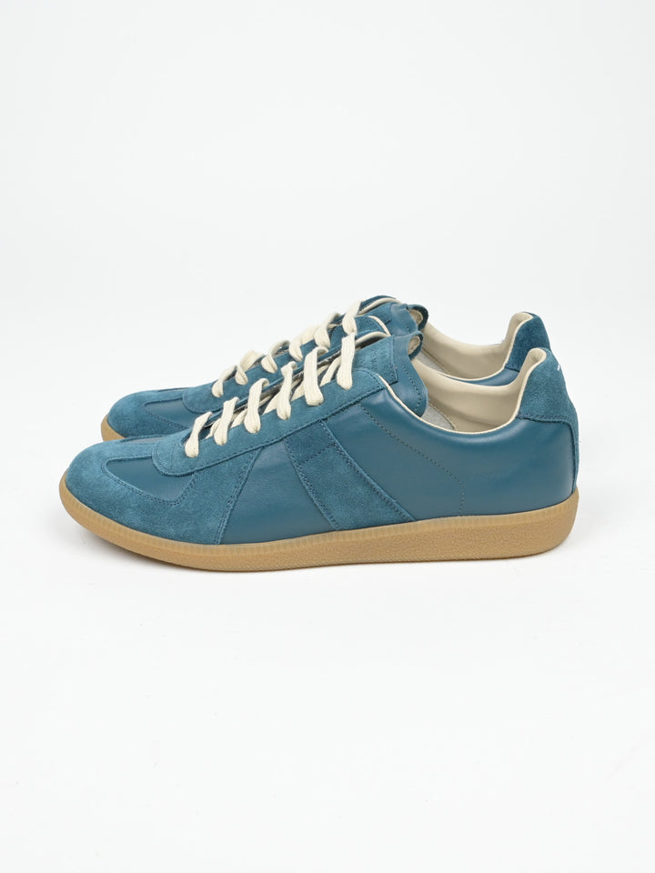Teal Replica GAT Leather Sneakers