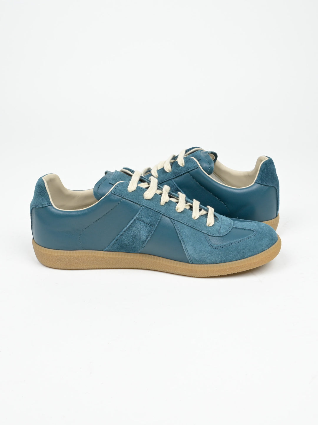Teal Replica GAT Leather Sneakers