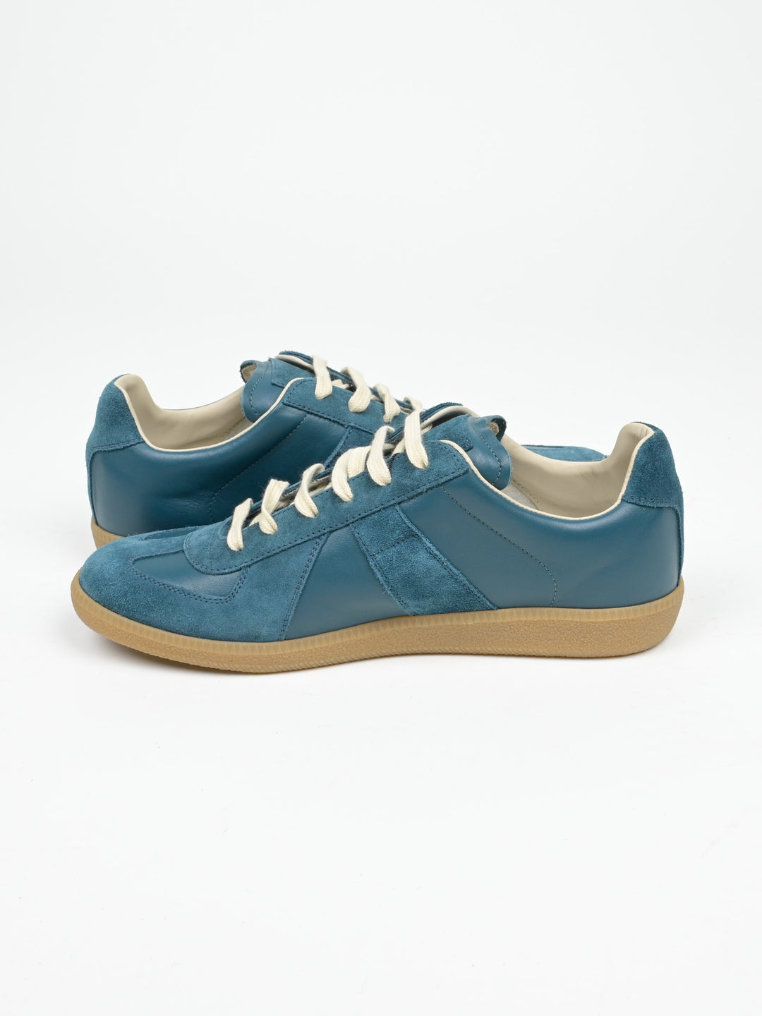 Teal Replica GAT Leather Sneakers