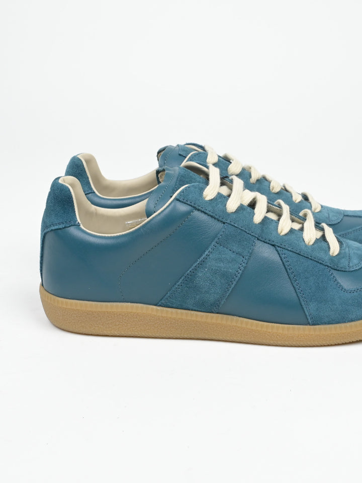 Teal Replica GAT Leather Sneakers