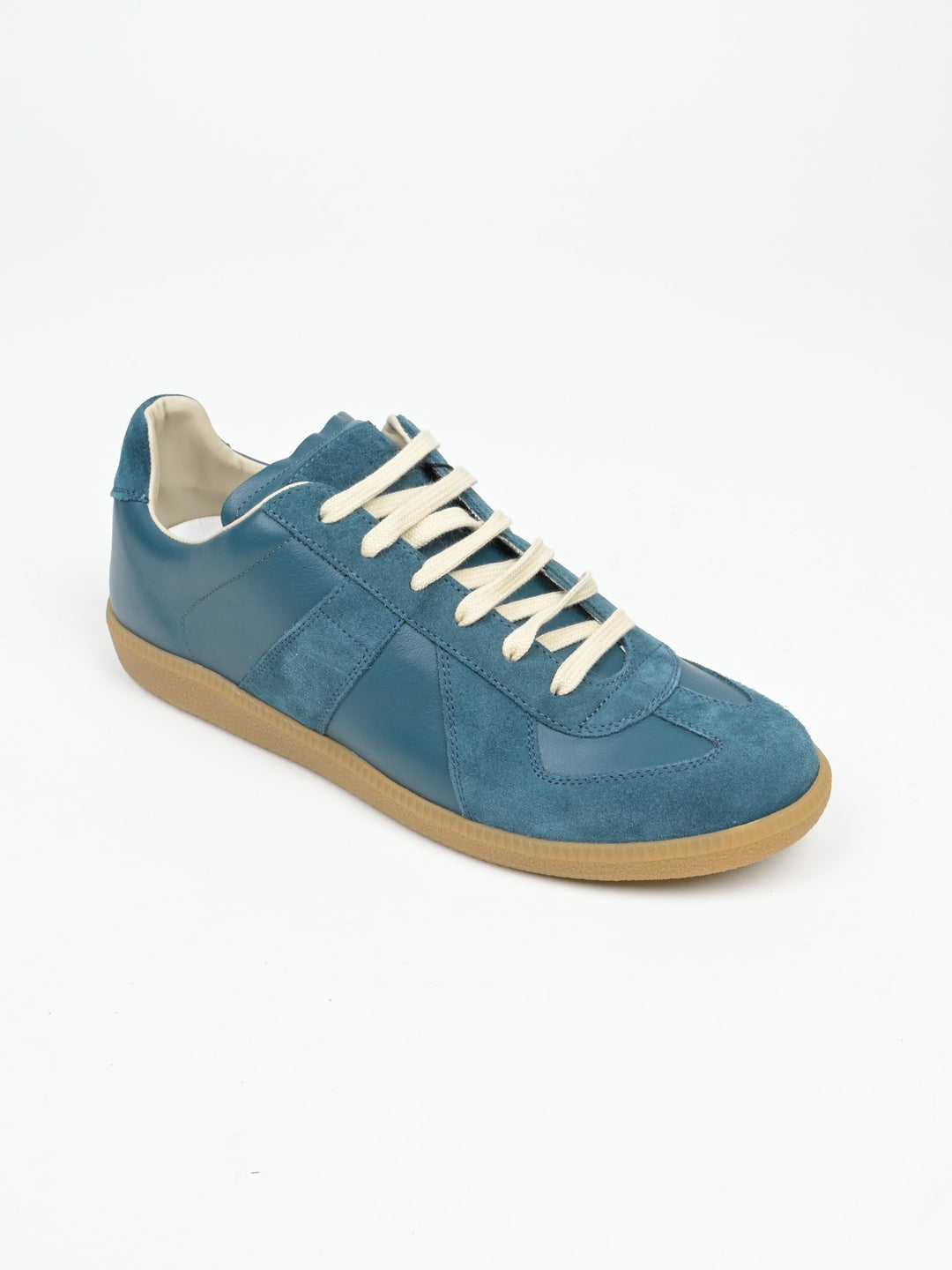 Teal Replica GAT Leather Sneakers