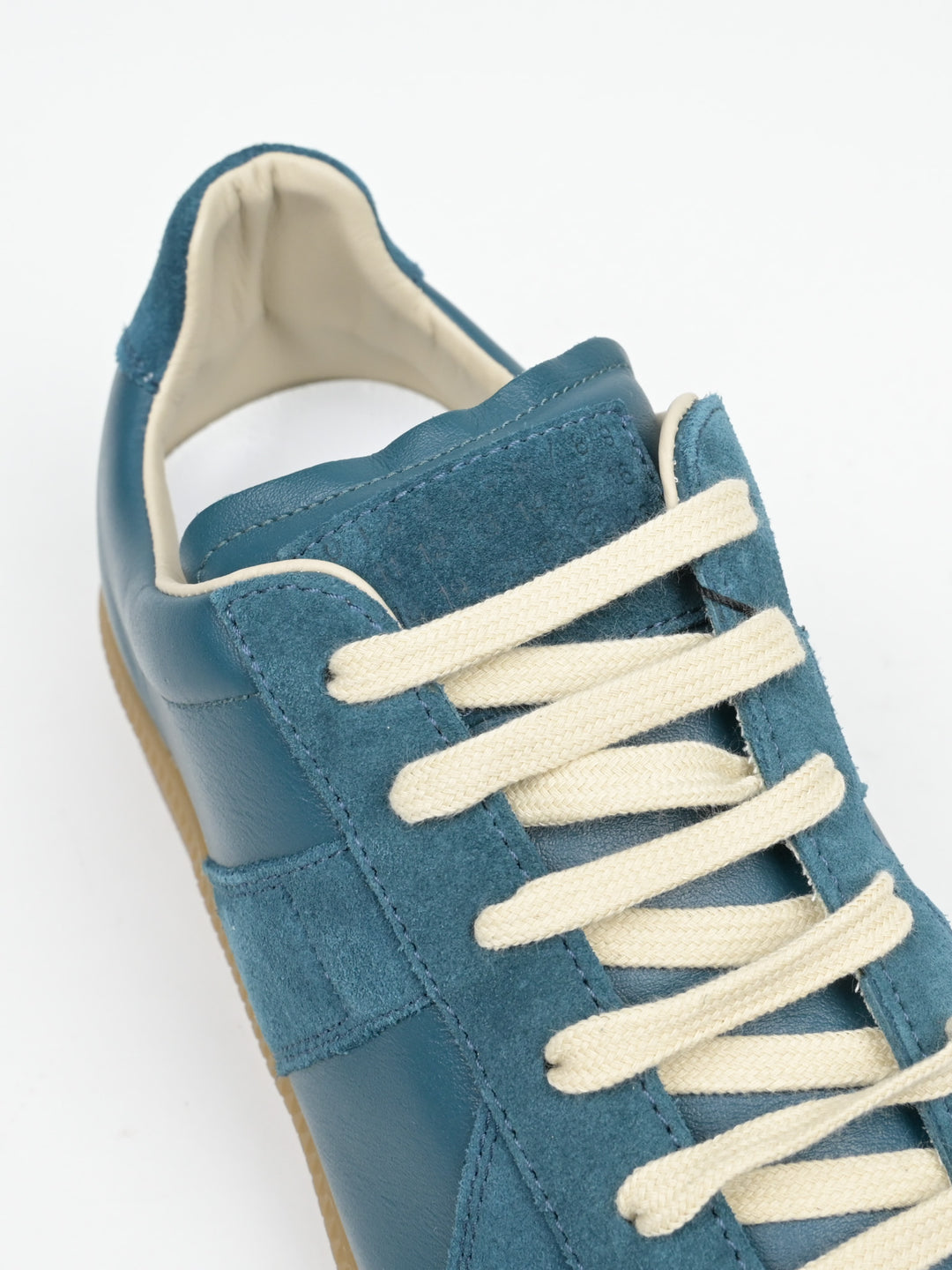 Teal Replica GAT Leather Sneakers