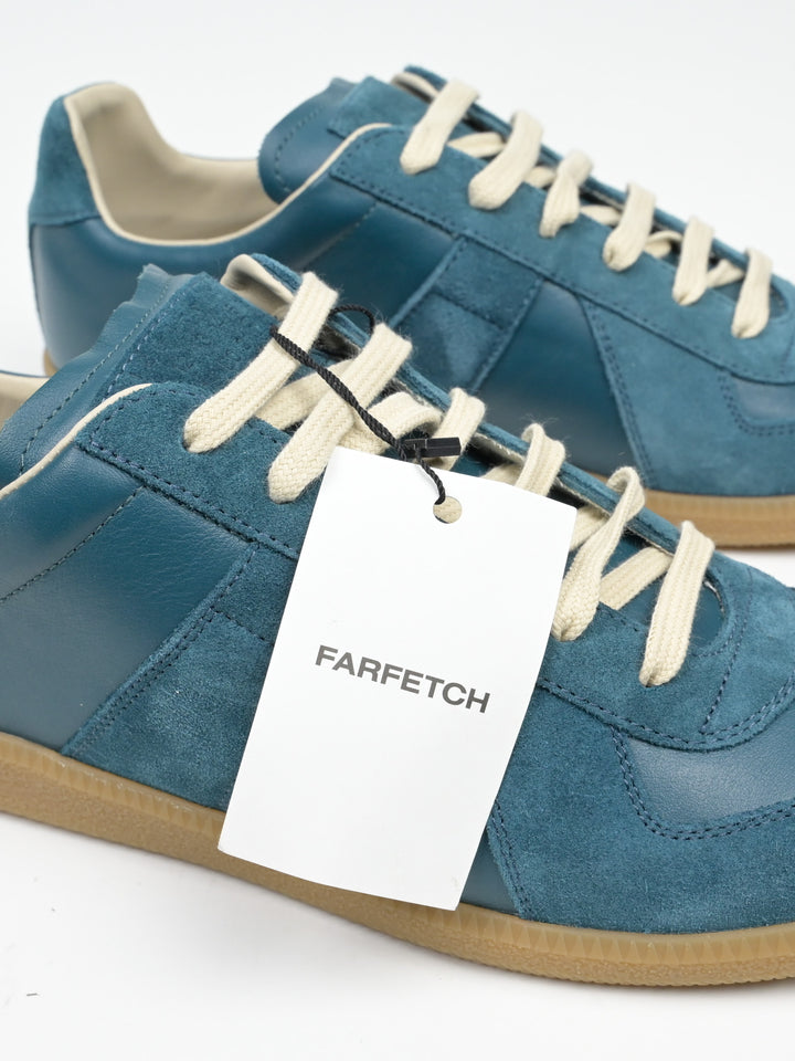Teal Replica GAT Leather Sneakers