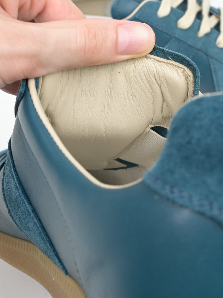 Teal Replica GAT Leather Sneakers