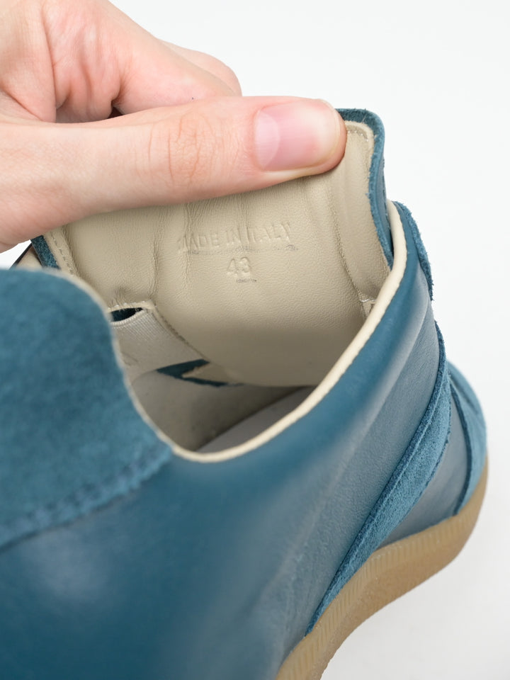 Teal Replica GAT Leather Sneakers