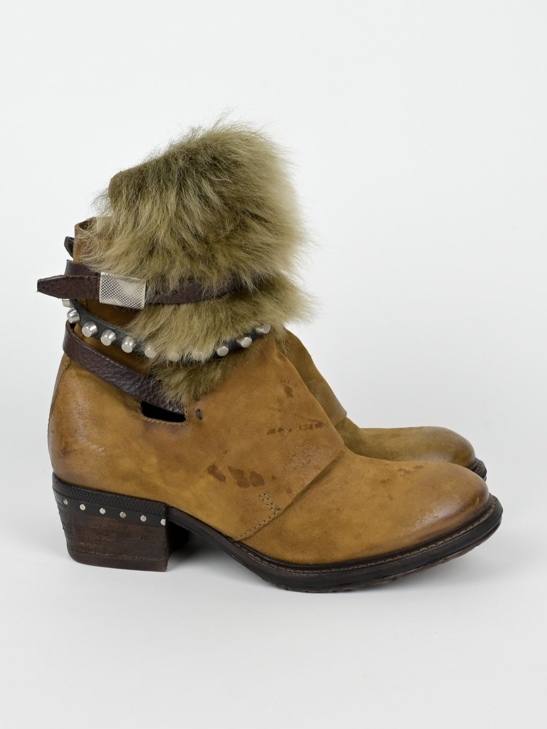 Chester Senape Jungle Fur Boots