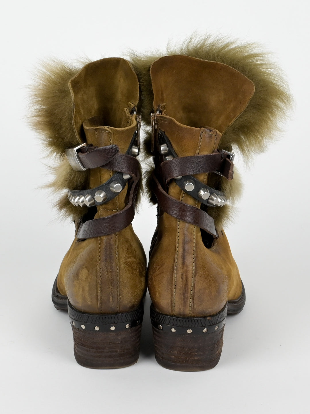 Chester Senape Jungle Fur Boots