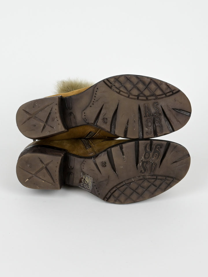 Chester Senape Jungle Fur Boots