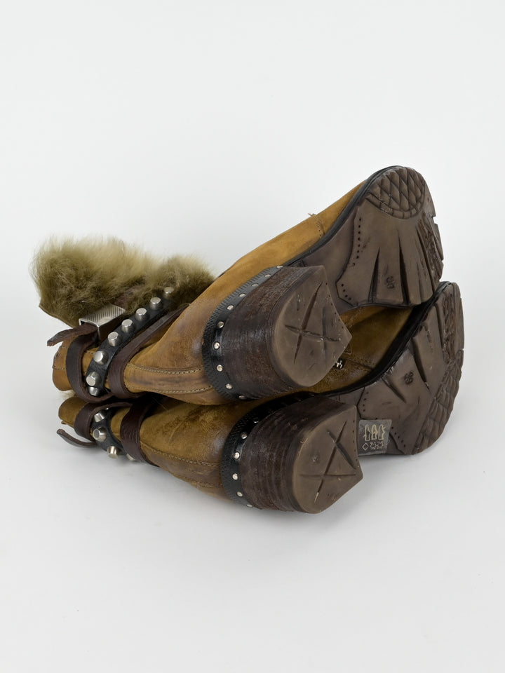 Chester Senape Jungle Fur Boots