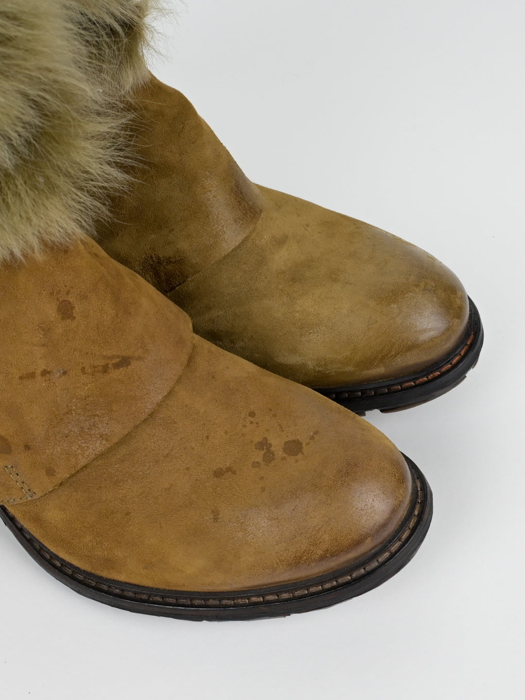 Chester Senape Jungle Fur Boots