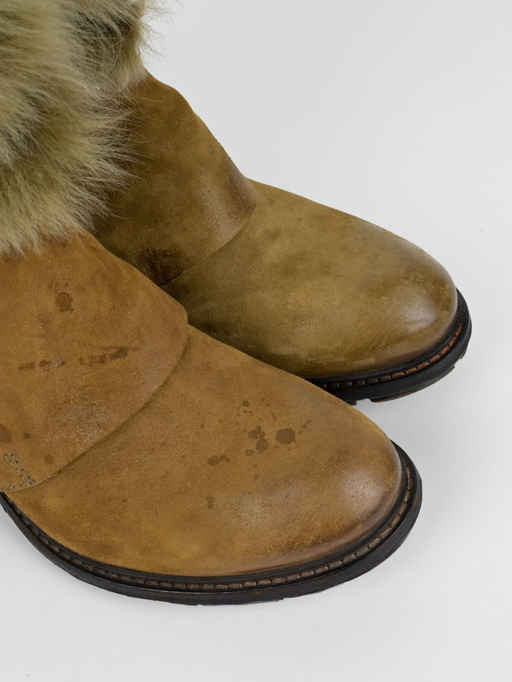 Chester Senape Jungle Fur Boots