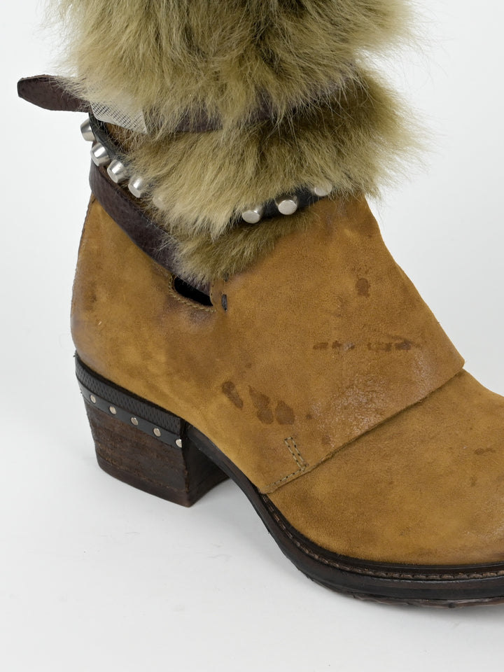 Chester Senape Jungle Fur Boots