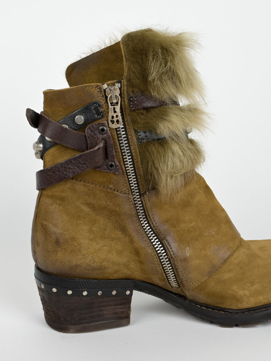 Chester Senape Jungle Fur Boots