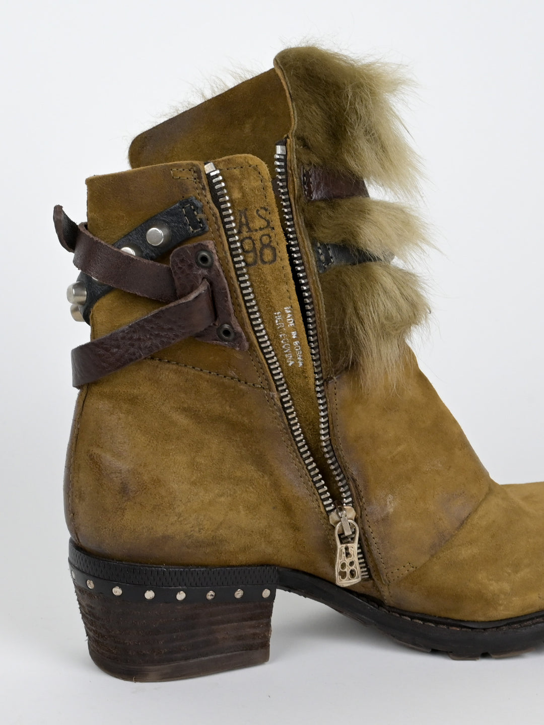 Chester Senape Jungle Fur Boots