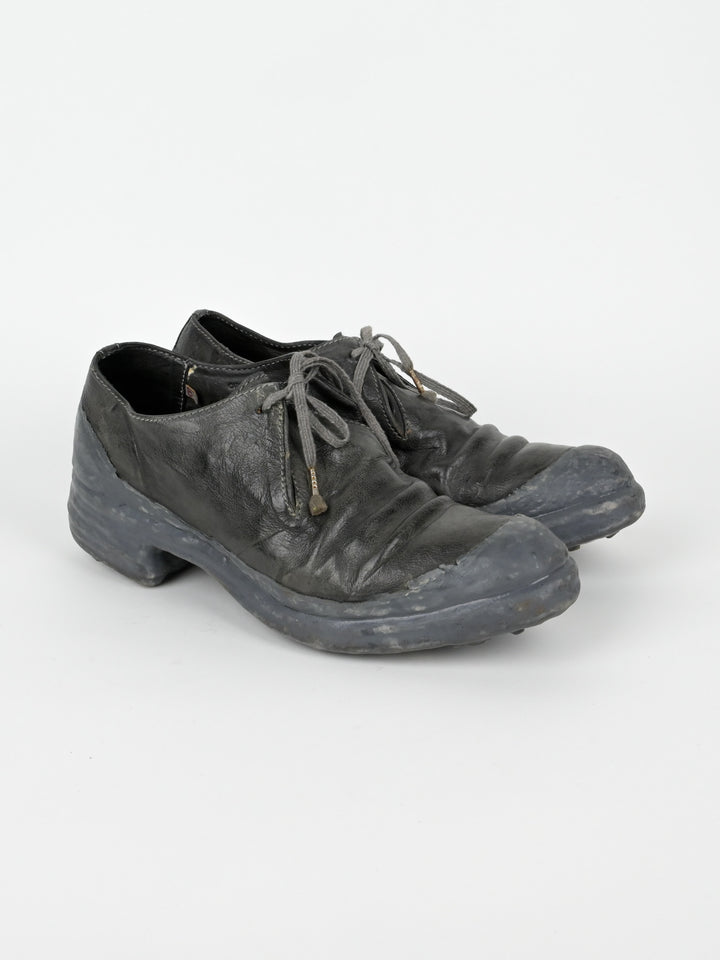 One Piece Kangaroo Leather Drip Derby