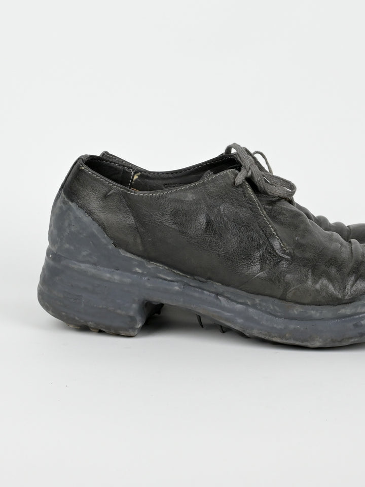 One Piece Kangaroo Leather Drip Derby