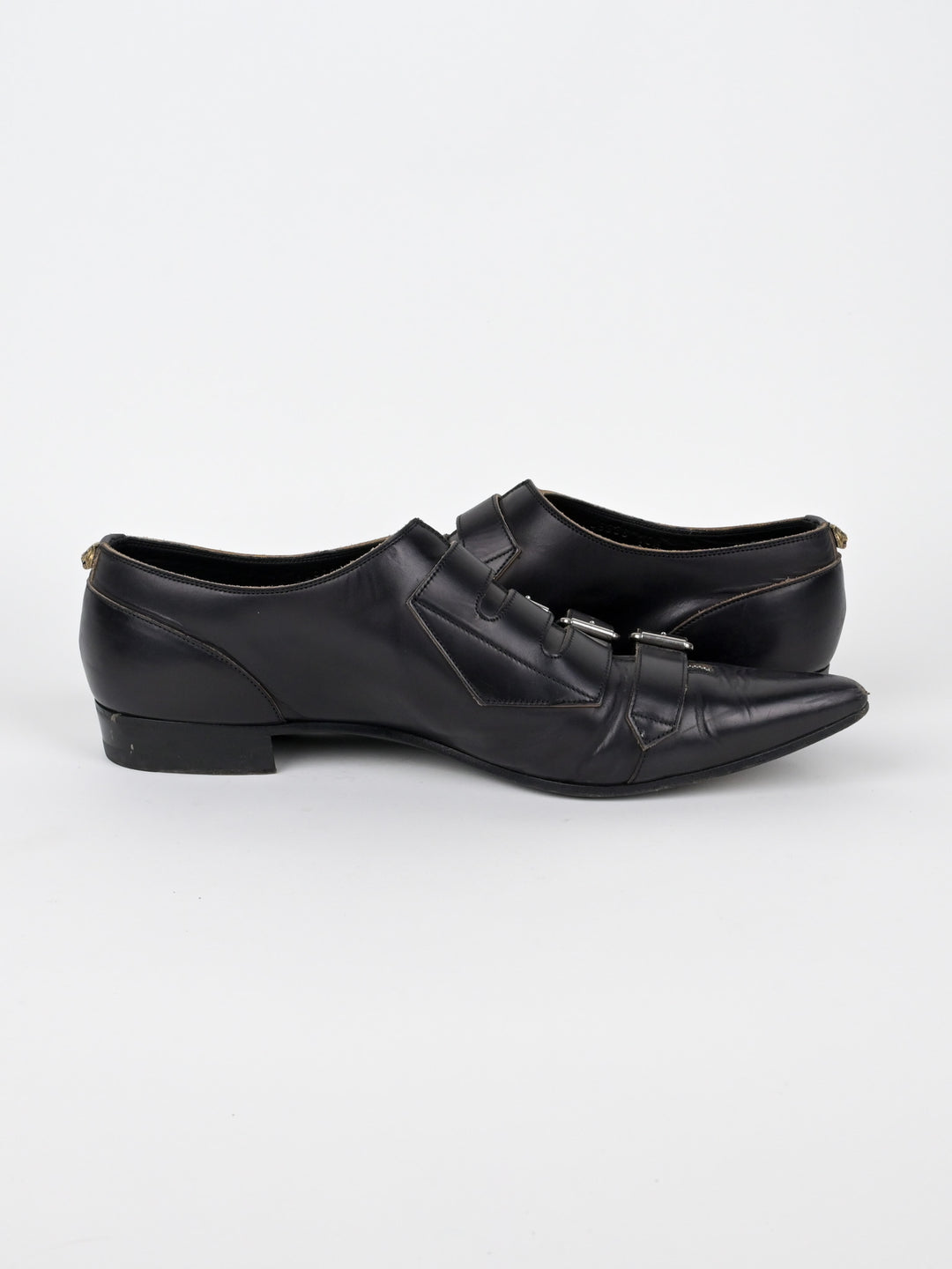 Quebec Leather Monk Strap Shoes