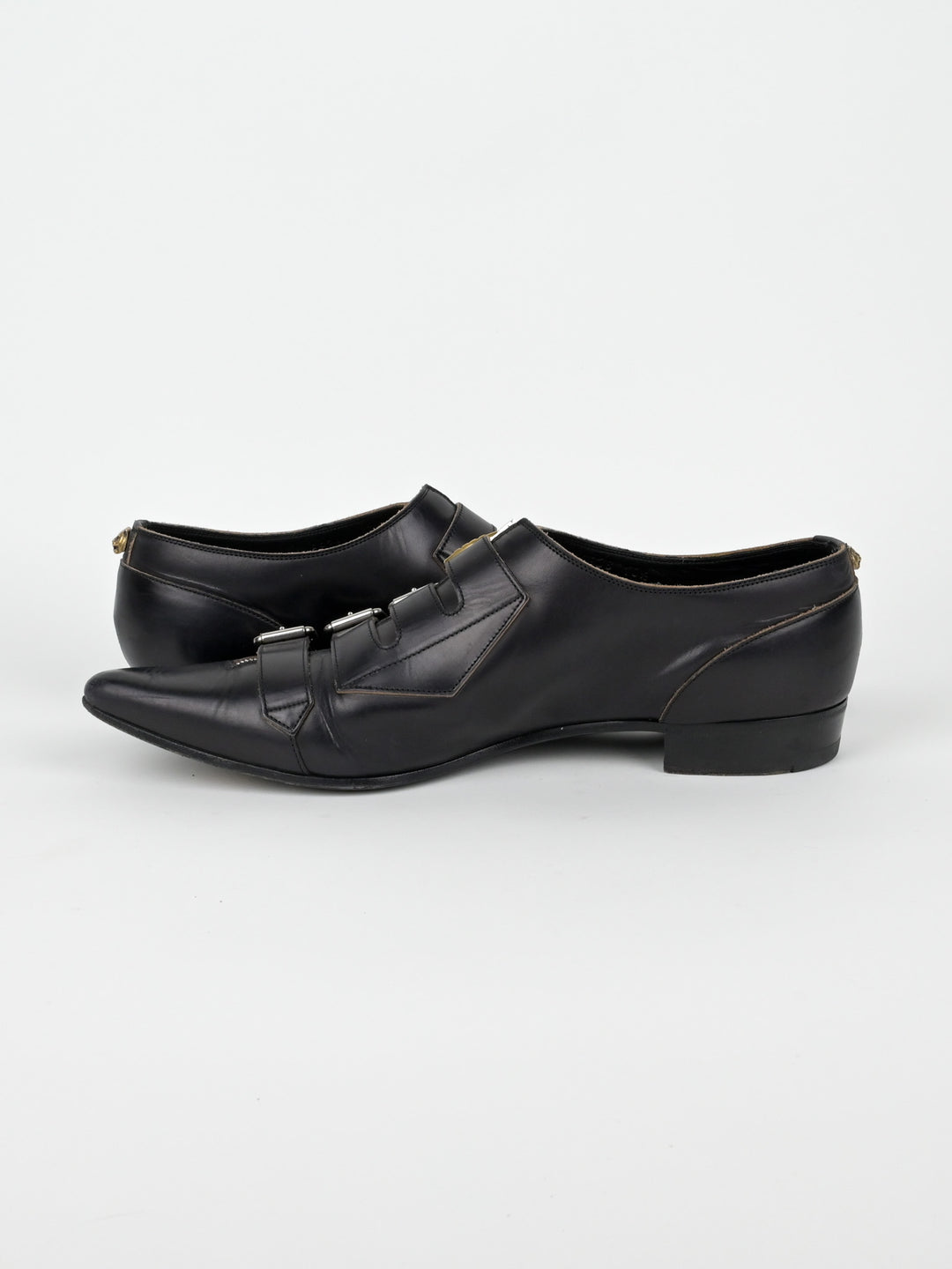Quebec Leather Monk Strap Shoes