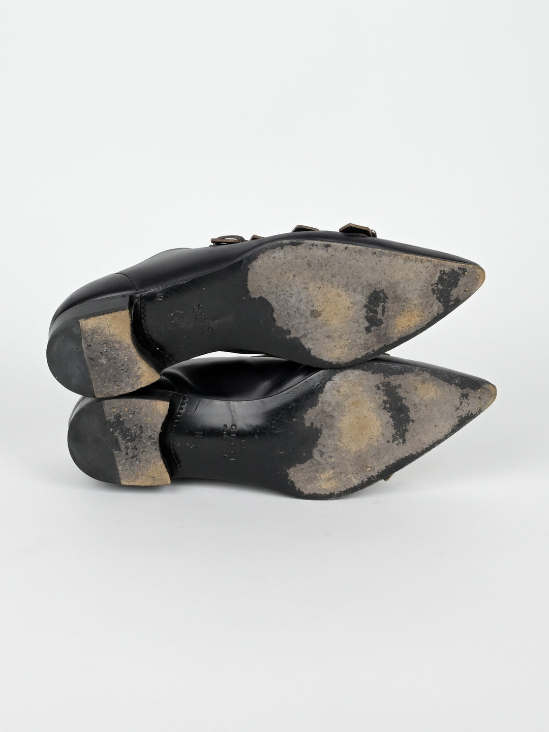 Quebec Leather Monk Strap Shoes