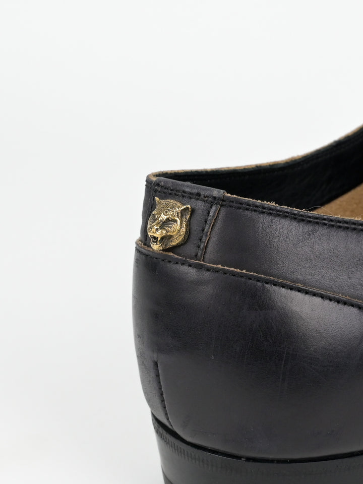 Quebec Leather Monk Strap Shoes