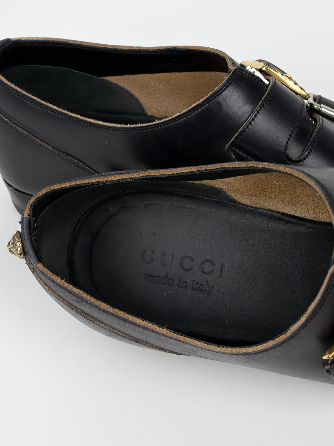 Quebec Leather Monk Strap Shoes
