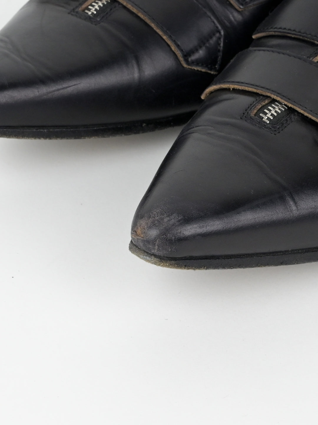 Quebec Leather Monk Strap Shoes