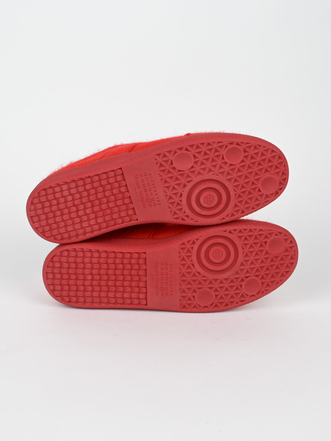 Red Replica GAT Leather Low Top Sneakers