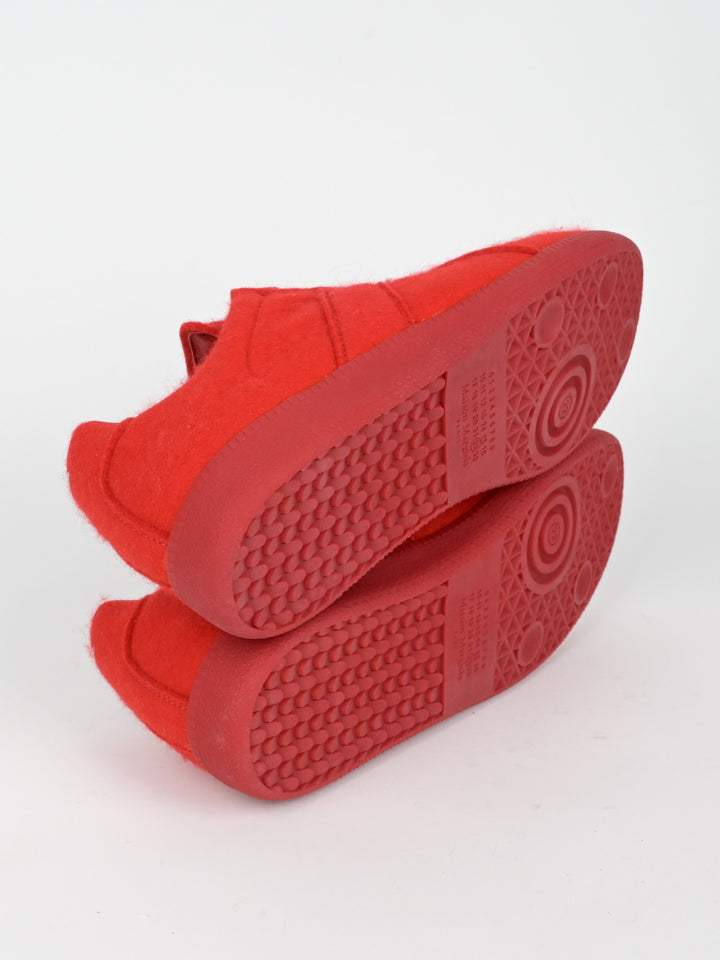 Red Replica GAT Leather Low Top Sneakers