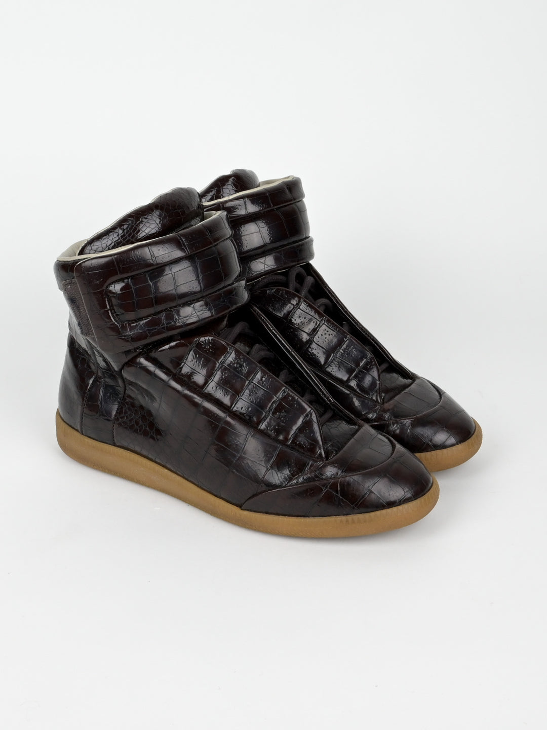 Stamped Croc Leather Future High Top