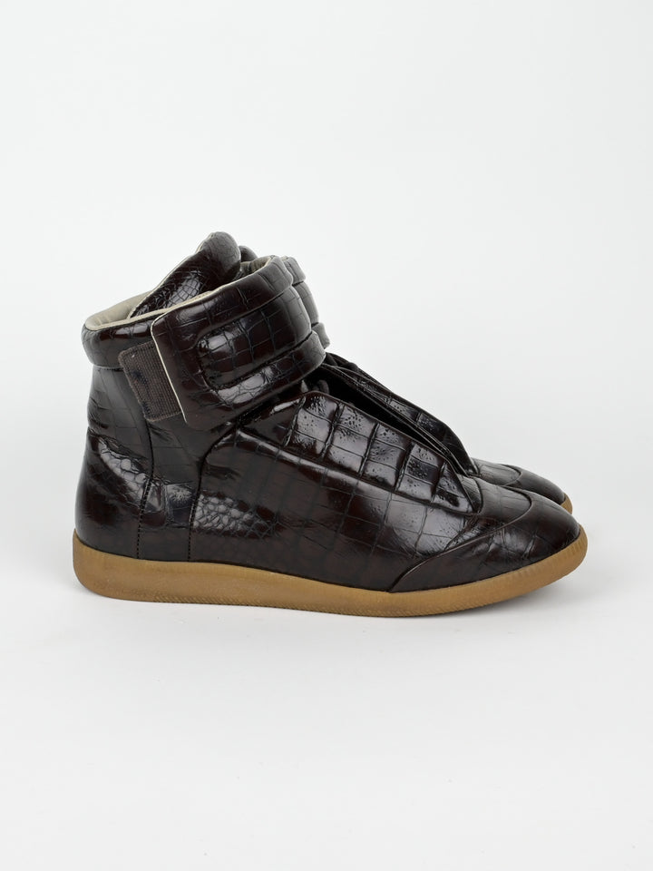 Stamped Croc Leather Future High Top