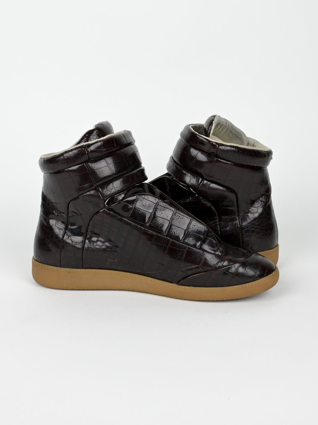 Stamped Croc Leather Future High Top