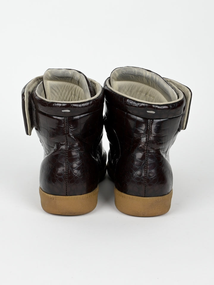 Stamped Croc Leather Future High Top