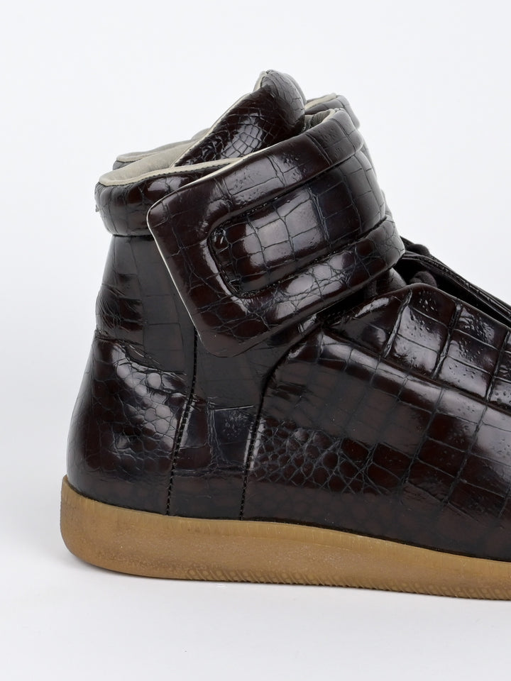 Stamped Croc Leather Future High Top
