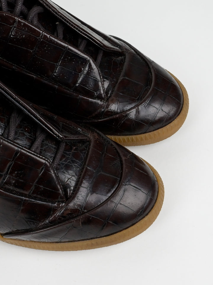 Stamped Croc Leather Future High Top