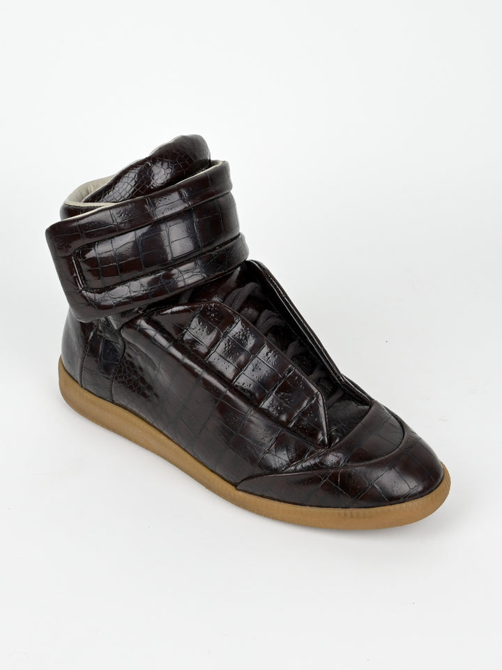 Stamped Croc Leather Future High Top