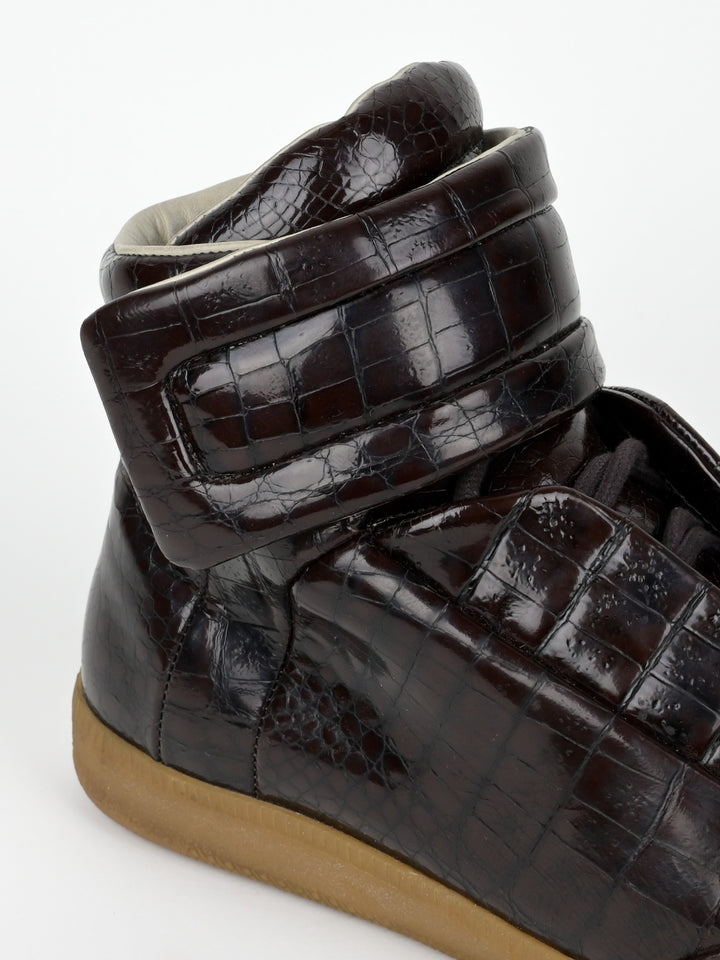 Stamped Croc Leather Future High Top