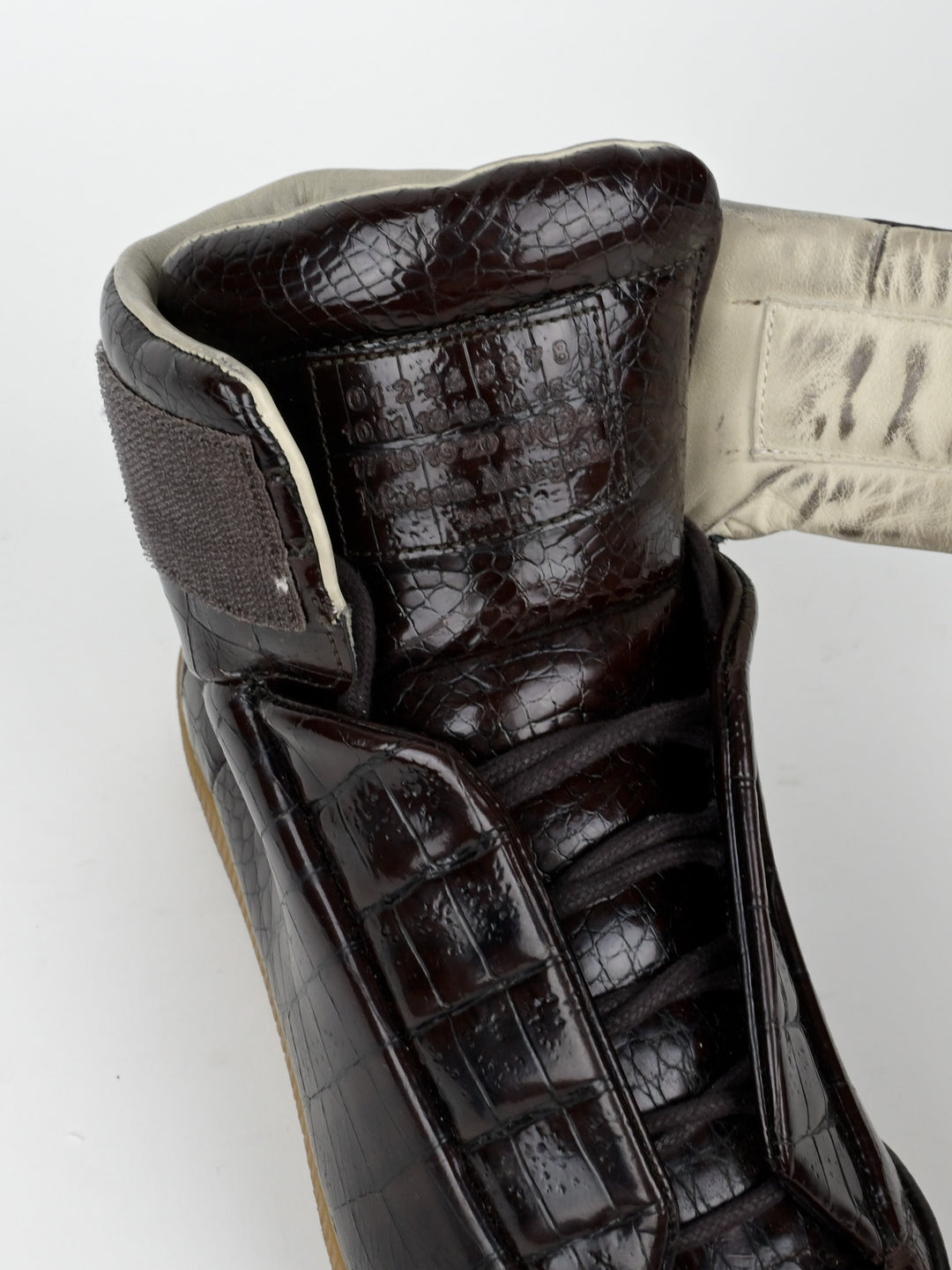Stamped Croc Leather Future High Top