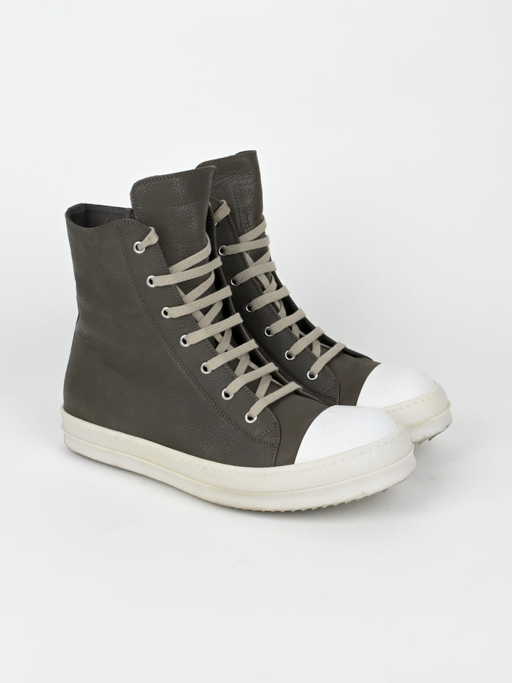 Dark Dust Leather High Top Ramones