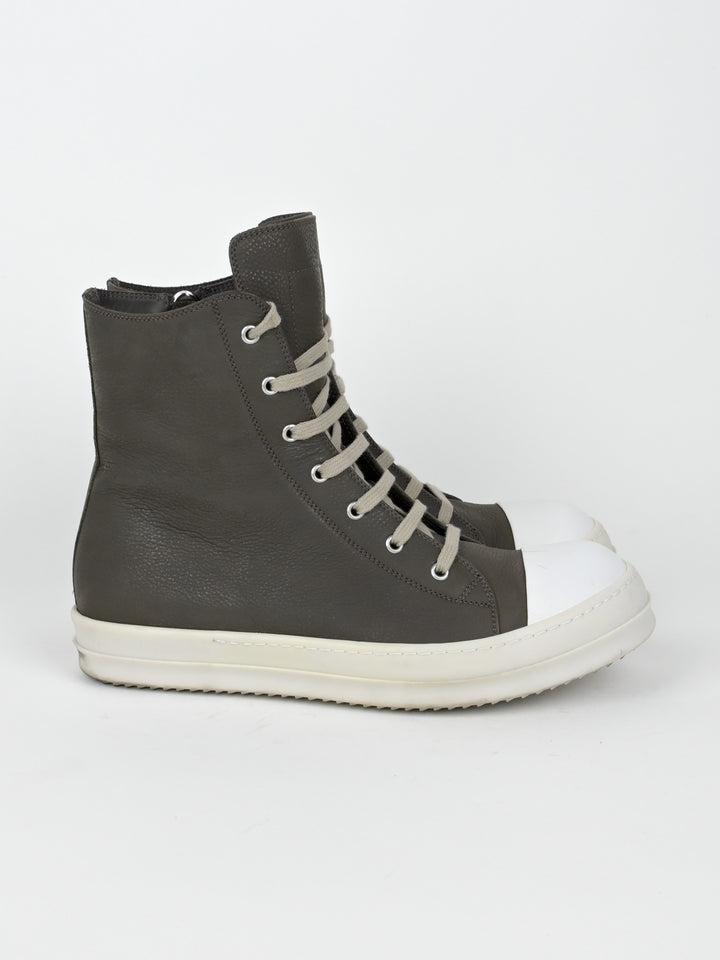 Dark Dust Leather High Top Ramones