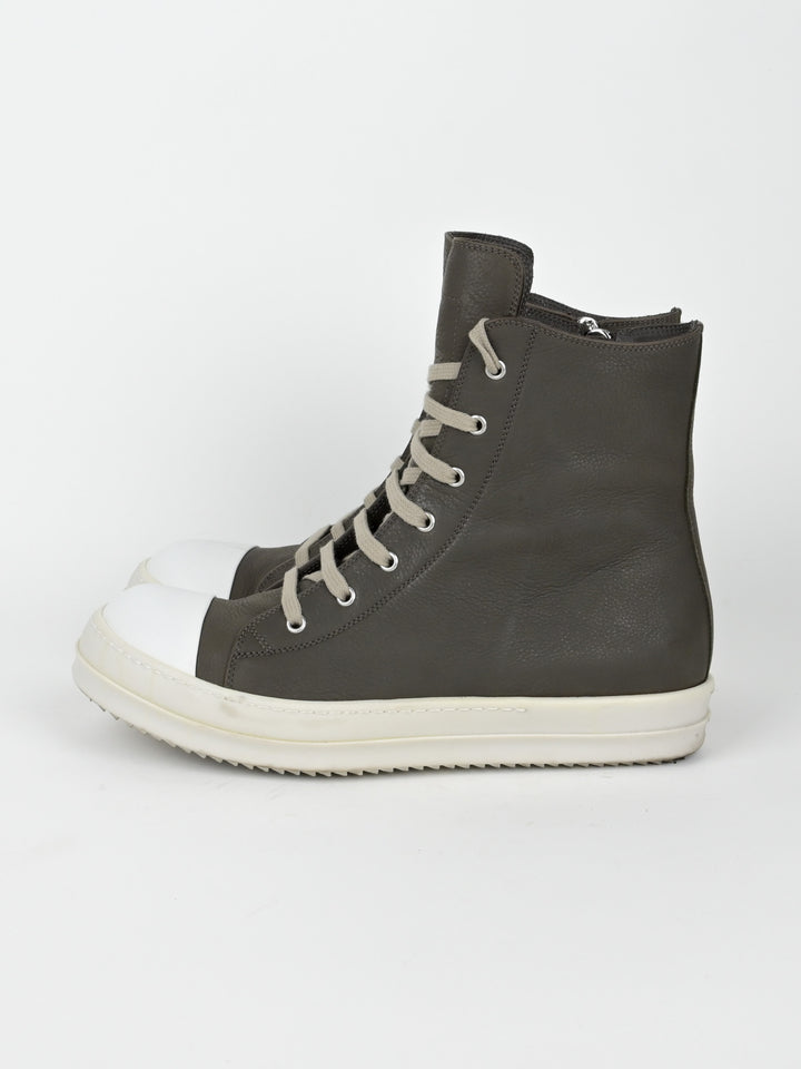 Dark Dust Leather High Top Ramones