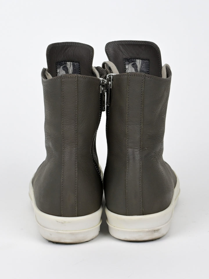 Dark Dust Leather High Top Ramones