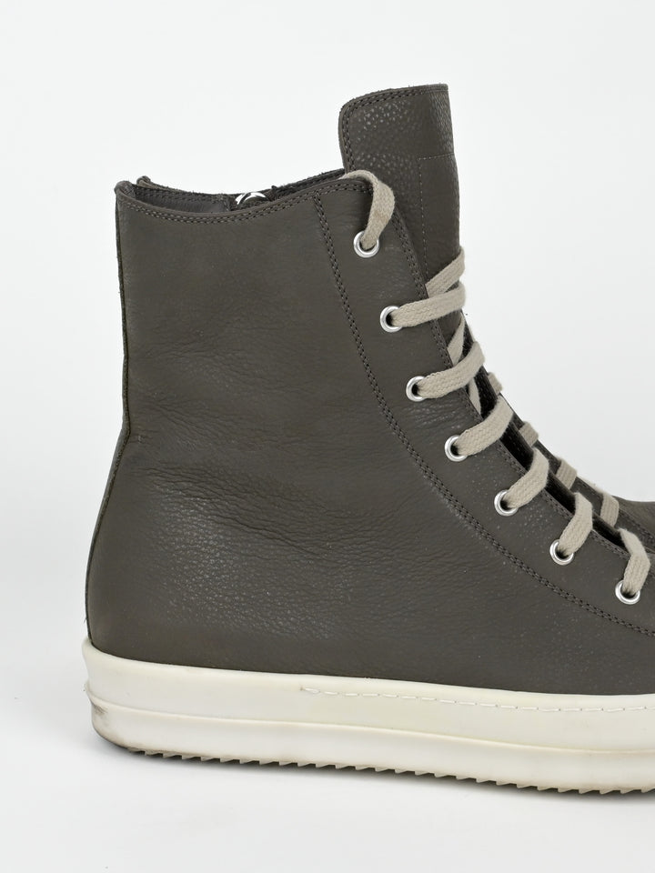 Dark Dust Leather High Top Ramones
