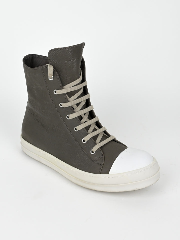 Dark Dust Leather High Top Ramones