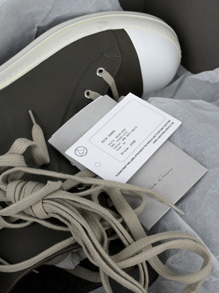 Dark Dust Leather High Top Ramones