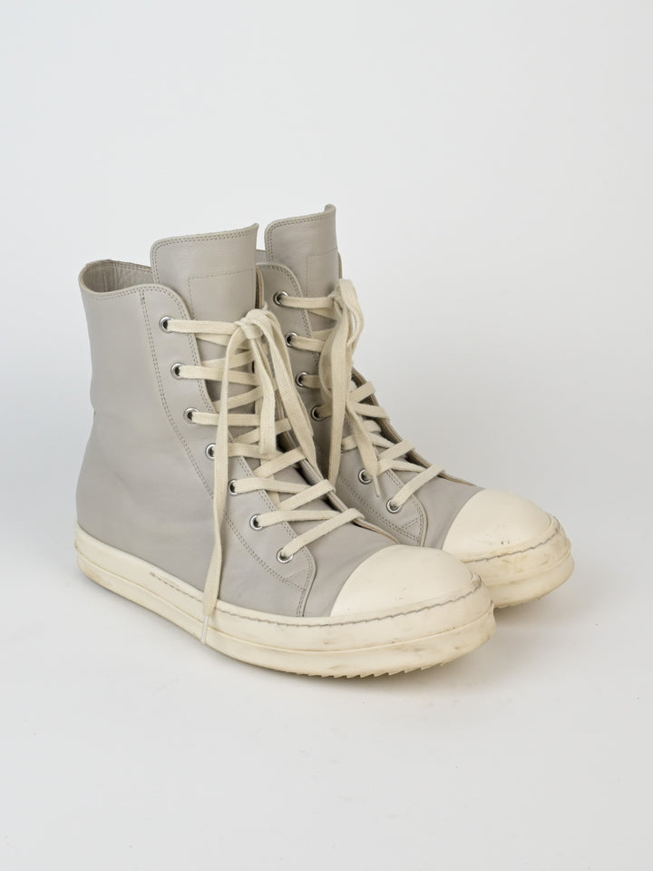 High Top Mainline Pearl Leather Ramones